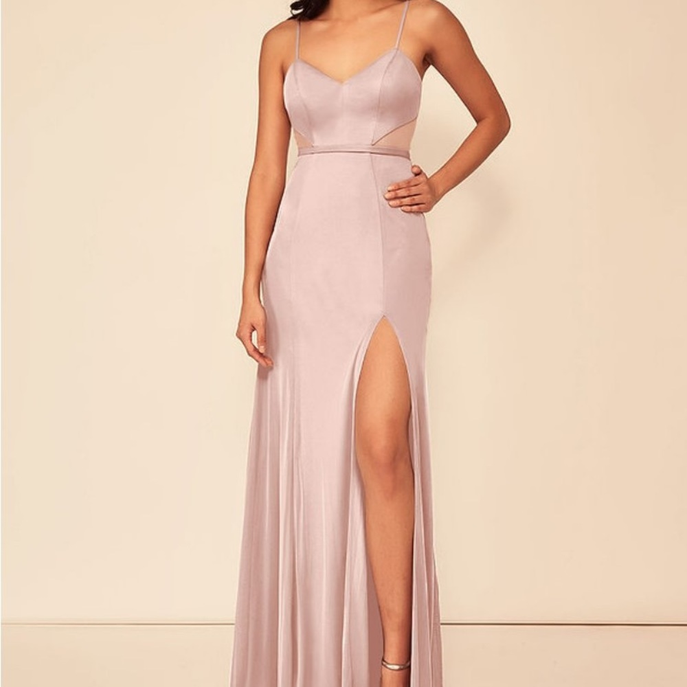 Azazie Adila Dusty Rose Size 8 Bridesmaids Wedding Prom Dress